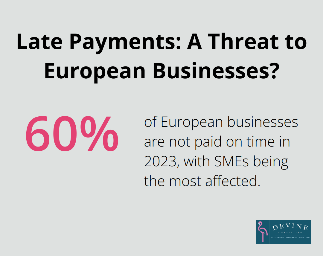 Infographic: Late Payments: A Threat to European Businesses? - bookkeeping essentials for dummies