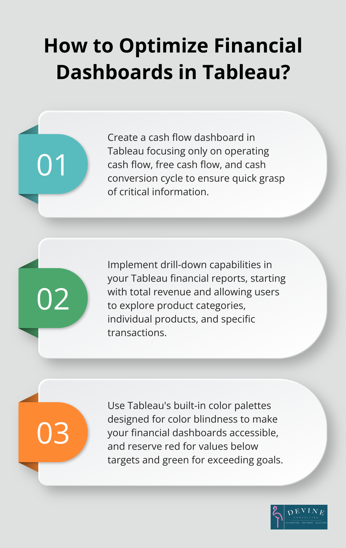 Infographic: How to Optimize Financial Dashboards in Tableau? - financial reporting tableau