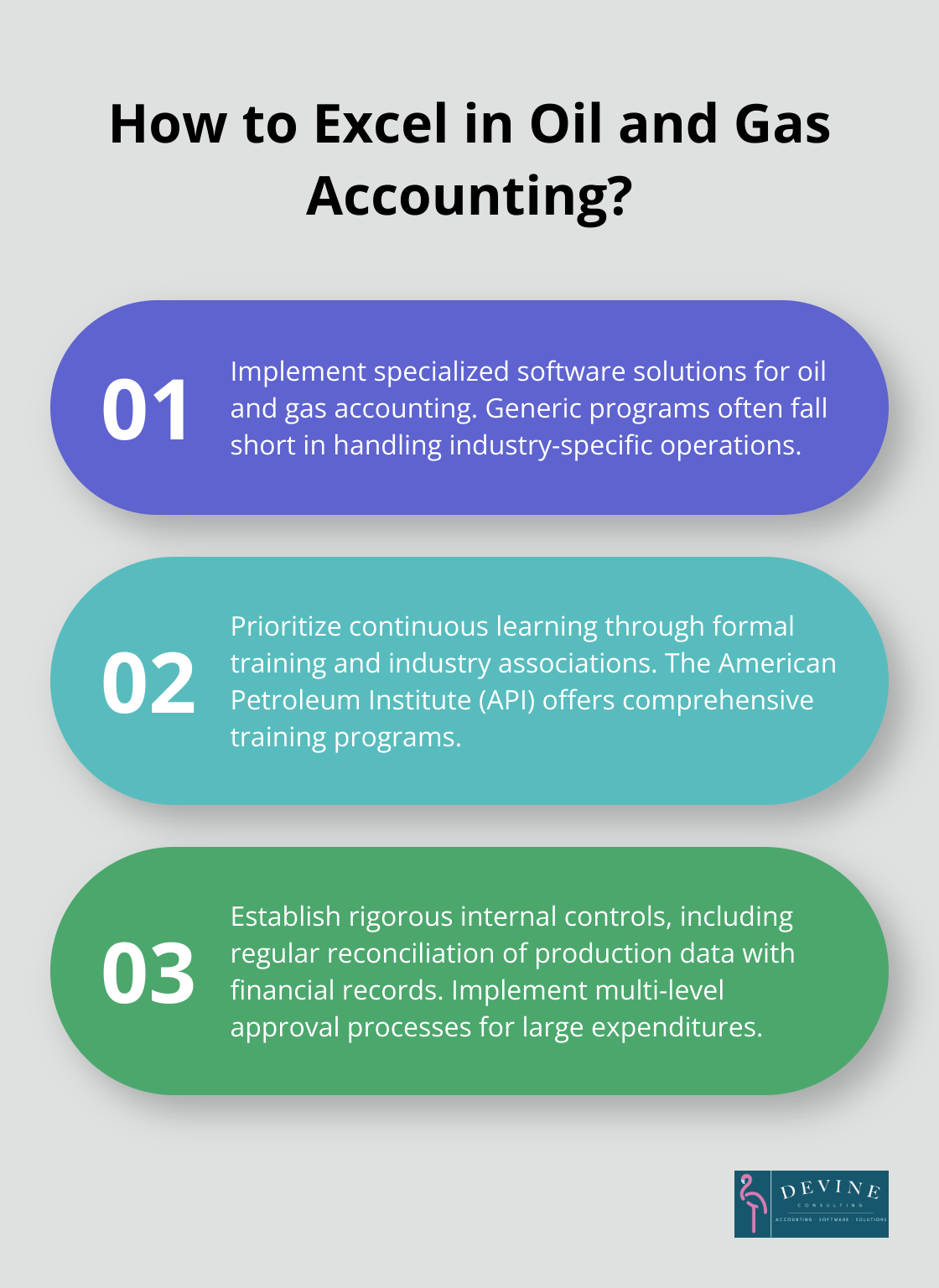 Infographic: How to Excel in Oil and Gas Accounting?