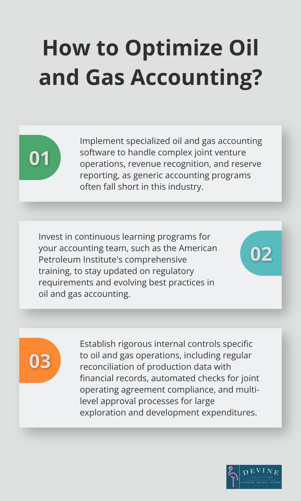 Infographic: How to Optimize Oil and Gas Accounting? - accounting for oil and gas industry