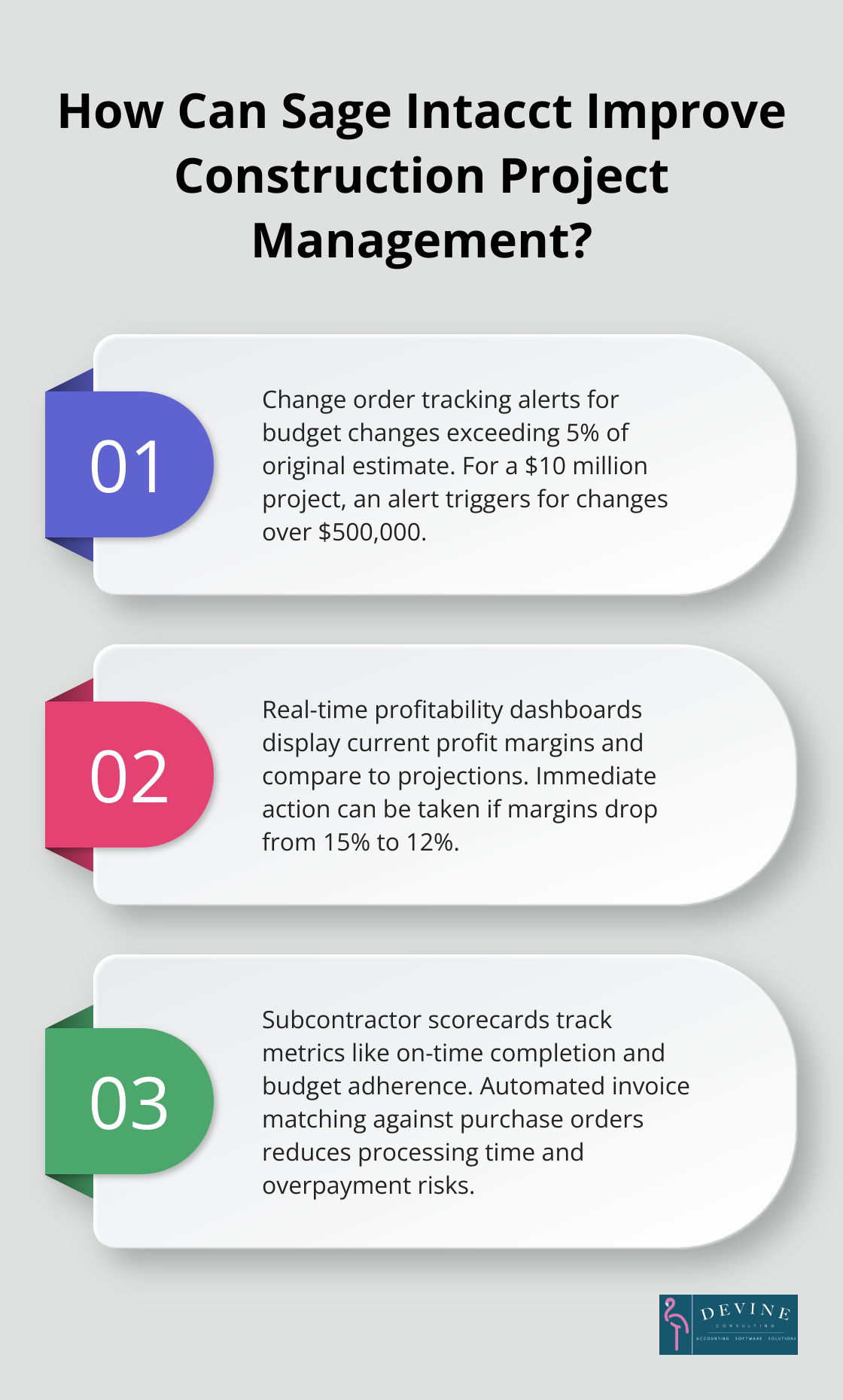 Infographic: How Can Sage Intacct Improve Construction Project Management?