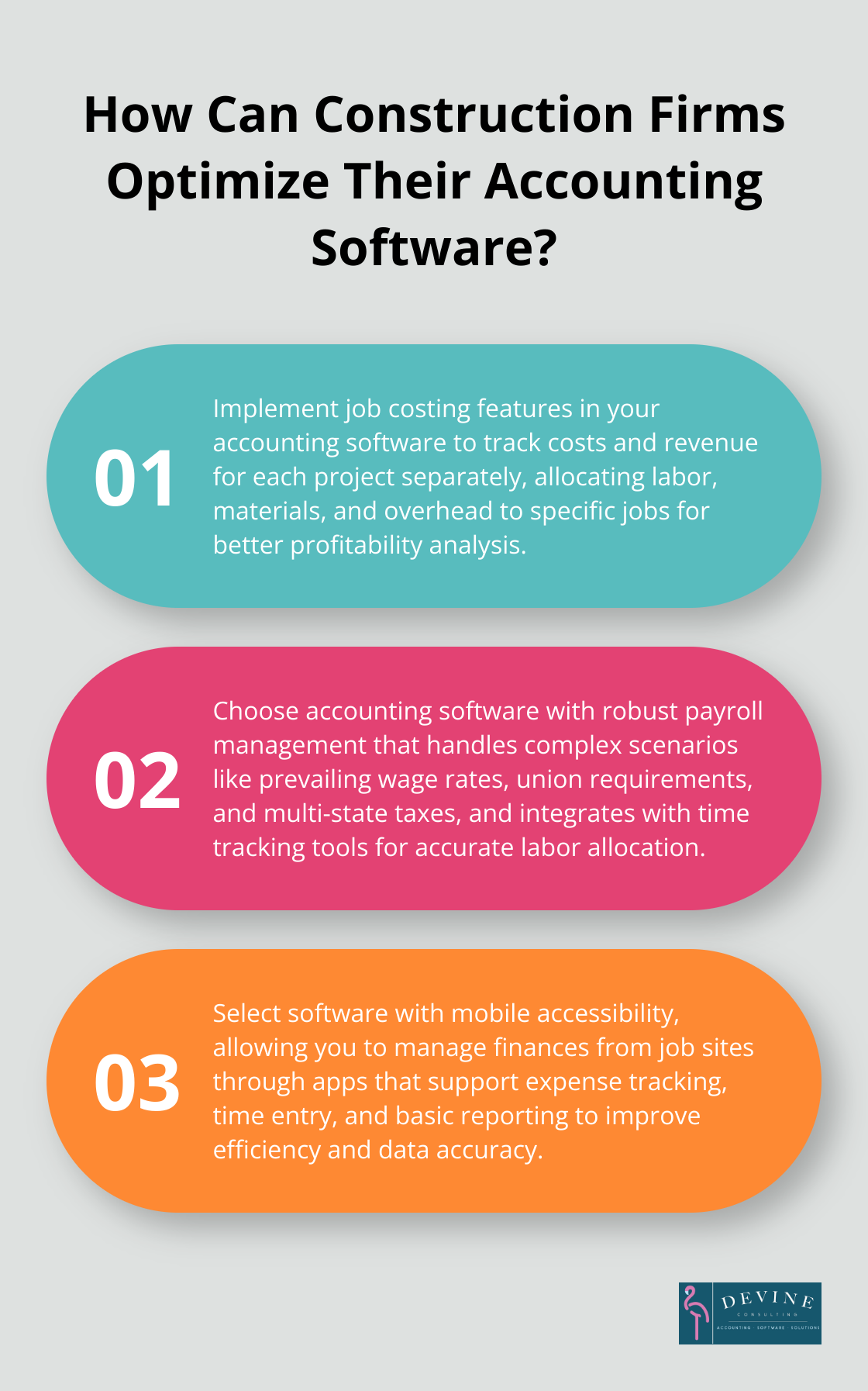 Infographic: How Can Construction Firms Optimize Their Accounting Software? - best accounting software for contractors