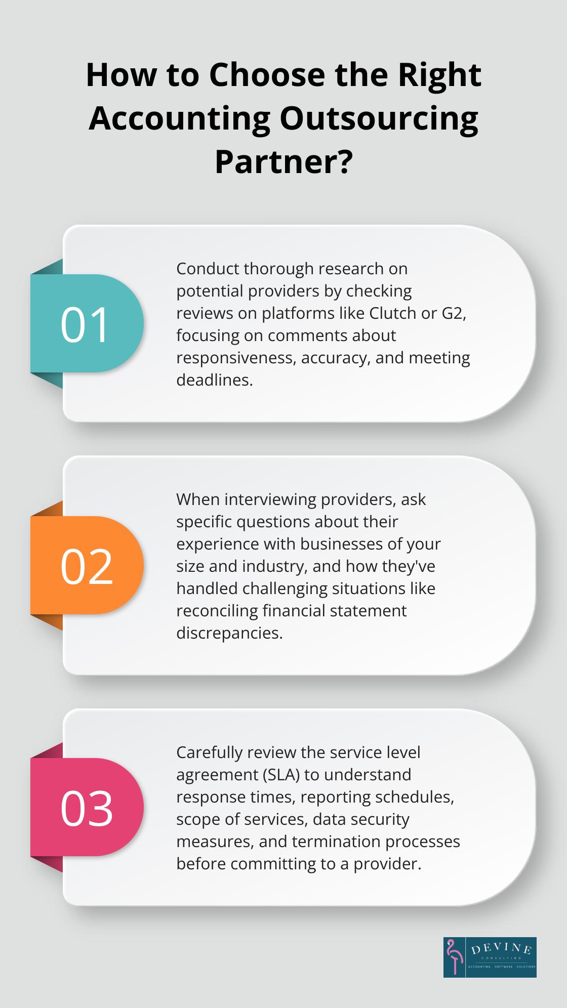 Infographic: How to Choose the Right Accounting Outsourcing Partner?