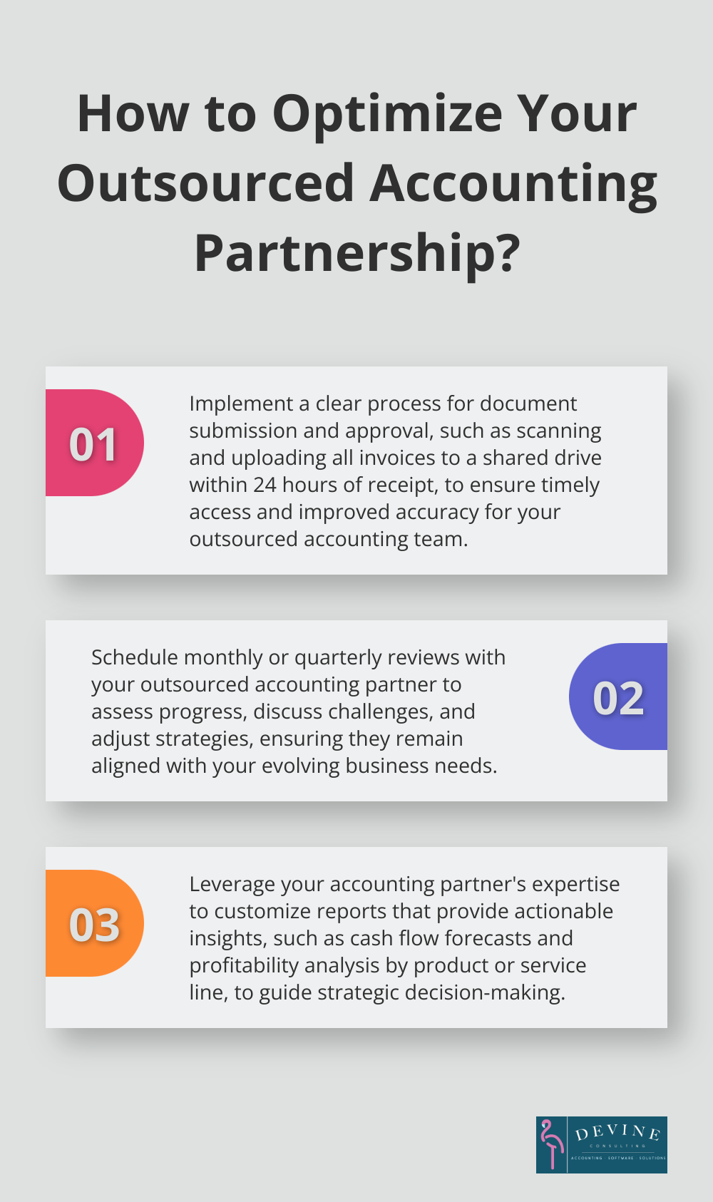 Infographic: How to Optimize Your Outsourced Accounting Partnership? - outsourced accounting and bookkeeping services